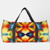 vibes in kleuren: stijlvolle geometrische vormen plunjezak (Voorkant)