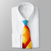  vibes in kleuren: stijlvolle geometrische vormen stropdas (Gebonden)