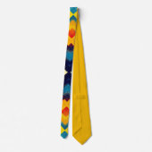  vibes in kleuren: stijlvolle geometrische vormen stropdas (Achterkant)