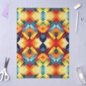  vibes in kleuren: stijlvolle geometrische vormen tissuepapier (Craft)