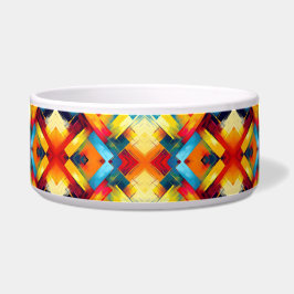  vibes in kleuren: stijlvolle geometrische vormen voerbakje