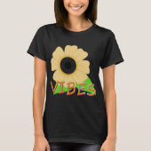 Vibes in Zonnebloem T-shirt (Voorkant)