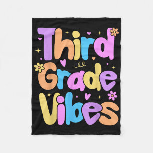 Vibes Kinderen van de derde klas terug naar school Fleece Deken