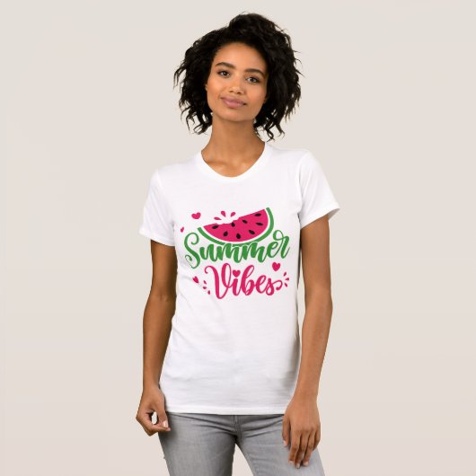 Vibes Ladie's T-Shirt (Voorkant volledig)