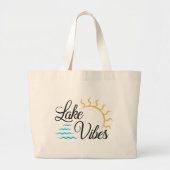 Vibes Lake Grote Tote Bag (Voorkant)
