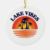 Vibes Lake Keramisch Ornament (Voorkant)