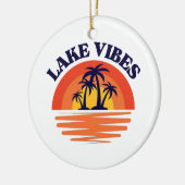 Vibes Lake Keramisch Ornament (Links)