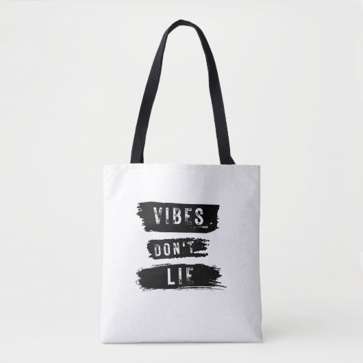 Vibes Liegen Niet Tote Bag (Voorkant)