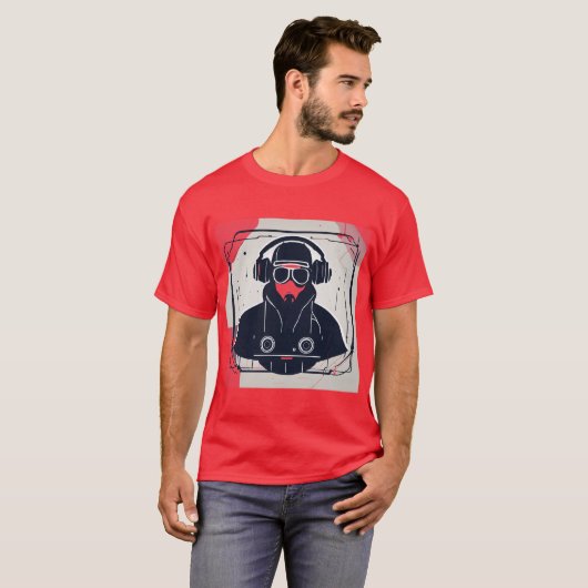 Vibes Maestro: Echo's van de mix T-shirt (Voorkant volledig)