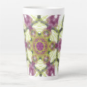 Vibes-Mok | Levendige tropische Abstracte kunst Latte Mok (Voorkant)