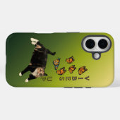 VIBES OMHOOG - Schotse Kat & Monarchvlinders Case-Mate iPhone Case (Achterkant (horizontaal))
