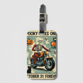 Vibes Only Halloween  Bagagelabel (Voorkant (verticaal))