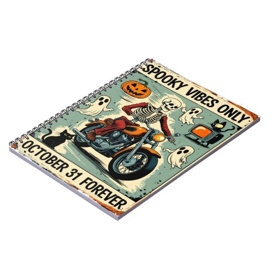 Vibes Only Halloween Notitieboek (Linkerzijde)