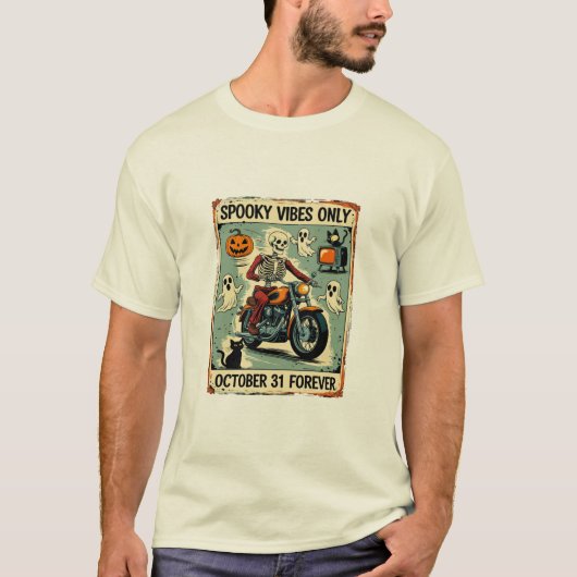 Vibes Only Halloween  T-shirt (Voorkant)