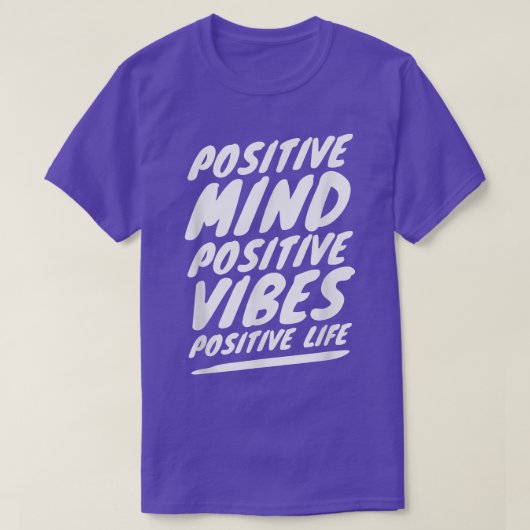 Vibes Positive Mindset Motivation Mindfulness Quot T-shirt (Design voorkant)
