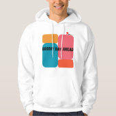  Vibes Retro Kleurenblok Trui Hoodie (Voorkant)