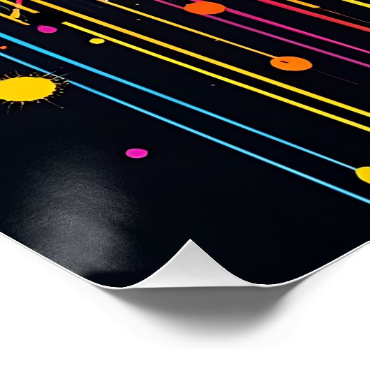 Vibes: Retro Radio Graffiti Perfect Poster (Hoek)