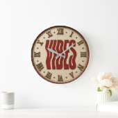 Vibes Retro Typography Grote Klok (Huis)