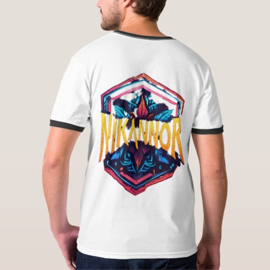  Vibes T-shirt voor heren (Achterkant)