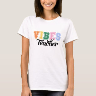 Vibes Teacher svg, Teacher vibes png, Christmas Sh T-shirt