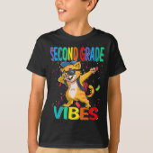 Vibes tweede klas terug naar school T-shirt (Voorkant)