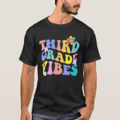 Vibes van de derde graad - 3d Grade Team Retro 1St T-shirt (Voorkant)