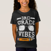 Vibes van de derde graad - het 3de Grade Team Retr T-shirt (Voorkant)
