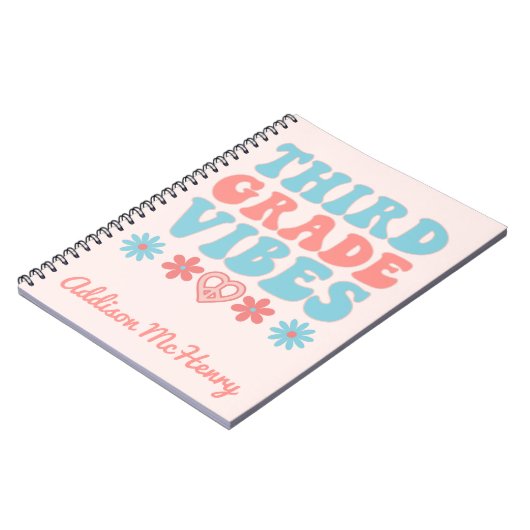 Vibes van de derde rang - Retro terug naar het Not Notitieboek (Linkerzijde)