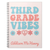 Vibes van de derde rang - Retro terug naar het Not Notitieboek (Voorkant)