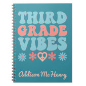 Vibes van de derde rang - Retro terug naar school Notitieboek (Voorkant)