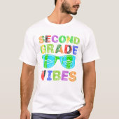 Vibes van de tweede graad eerste dag t-shirt (Voorkant)