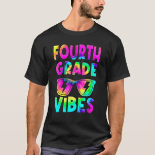 Vibes van de vierde klas is kleurstof terug naar s t-shirt