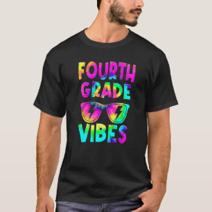 Vibes van de vierde klas is kleurstof terug naar s t-shirt