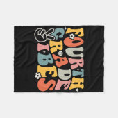 Vibes vierde graad - het Viste Team van de Grade R Fleece Deken (Voorkant (Horizontaal))