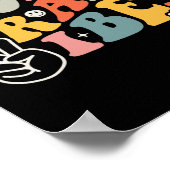 Vibes vierde graad - het Viste Team van de Grade R Poster (Hoek)