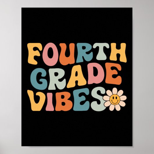 Vibes vierde graad - het Viste Team van de Grade R Poster (Voorkant)