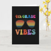 Vibes vierde graad kaart (Gele Bloem)