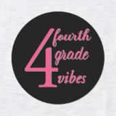 Vibes vierde graad labels (Design 1)