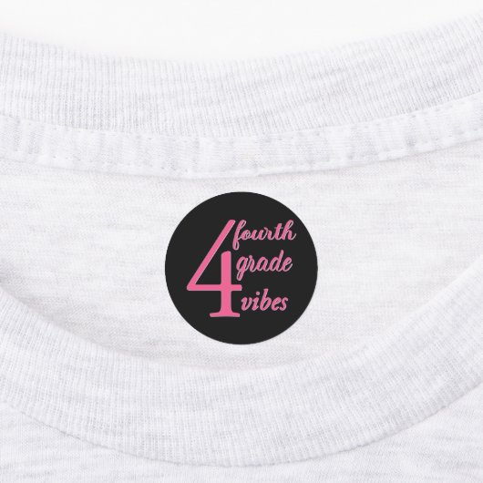 Vibes vierde graad labels (Aangebracht)