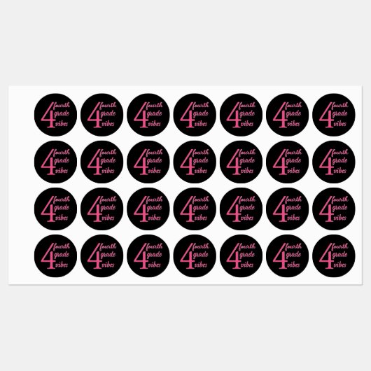 Vibes vierde graad labels (Vel)