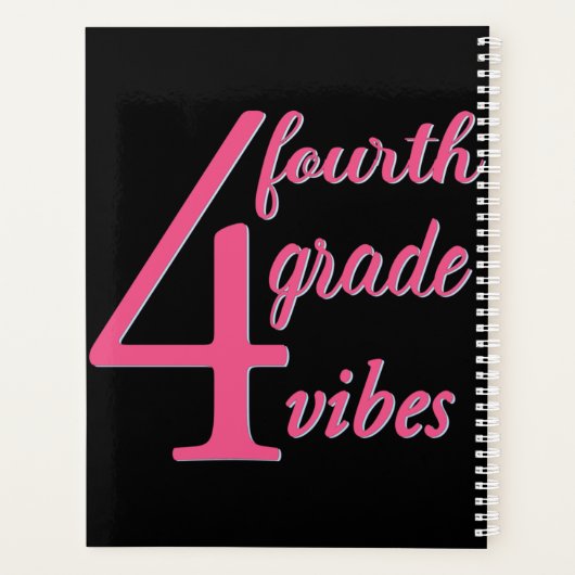 Vibes vierde graad planner (Achterkant)