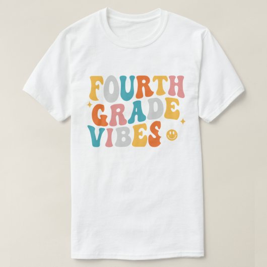 Vibes vierde graad t-shirt (Design voorkant)