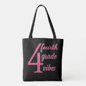 Vibes vierde graad tote bag (Achterkant)