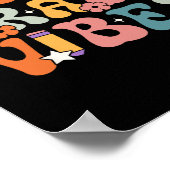 Vibes vierde klas terug naar de vierde klas poster (Hoek)