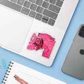 Vibes voelt  sticker (Laptop met iPhone)