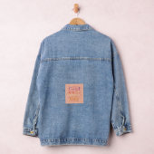 Vibes voor een goede dag denim jacket (Hangar)