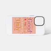 Vibes voor een goede dag iPhone hoesje (Achterkant horizontaal)