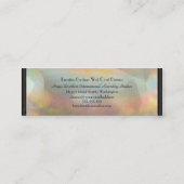 Vibetto Skinny Elegant Professional Mini Visitekaartje (Achterkant)