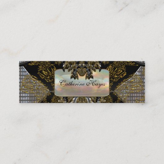 Vibetto Skinny Elegant Professional Mini Visitekaartje (Voorkant)