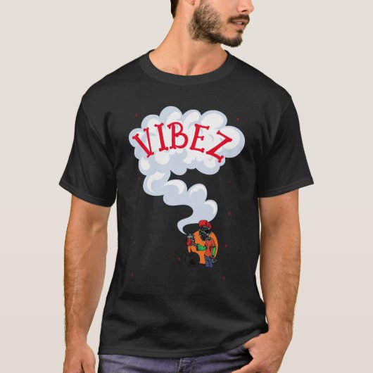 Vibez T-Shirt (Skeleton Edition) (Voorkant)